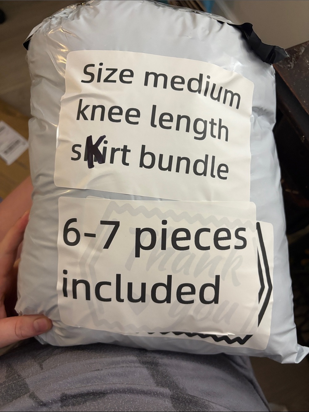 Mystery bag of knee length skirts ready to ship out